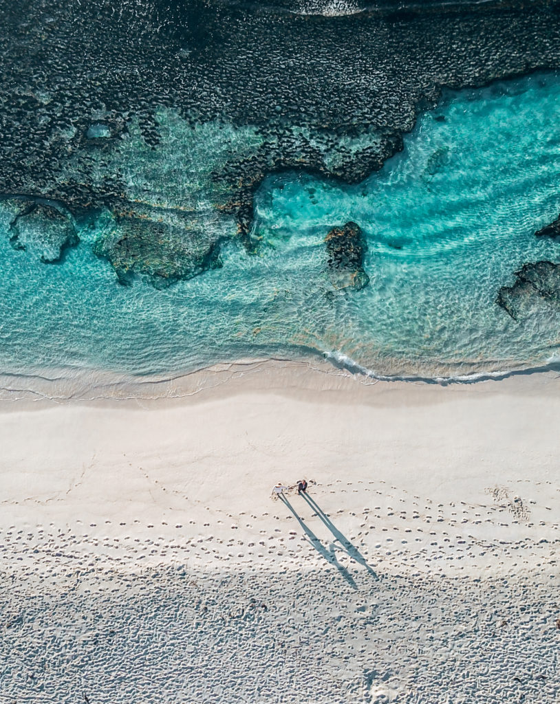 Heavenly white sand beach on Rottnest Island 