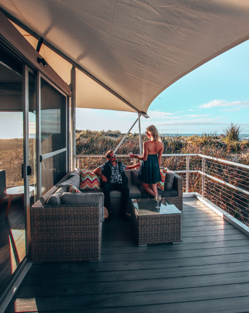 Outdoor private balcony at Discovery-Rottnest Island 