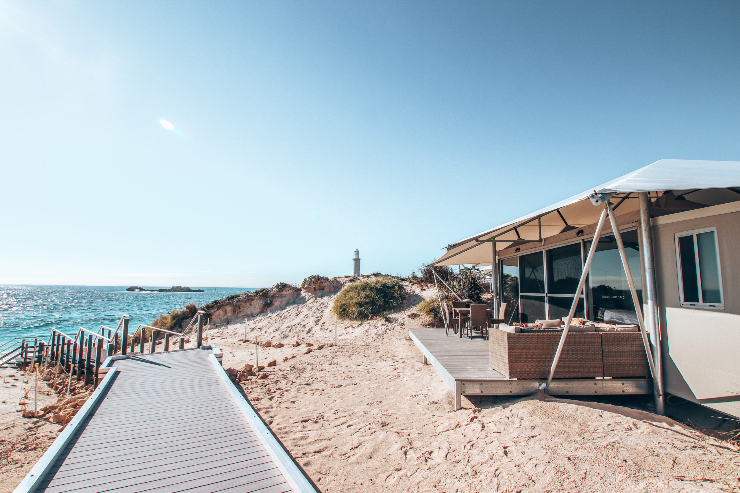 Deluxe with ocean view tent at Discovery-Rottnest Island