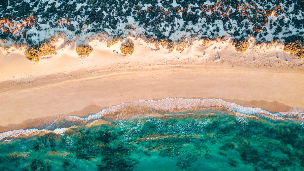 Drone shot in Western Australia 