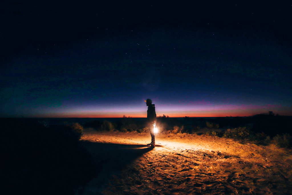 Western Australia by night 