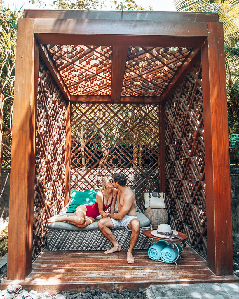 Private Cabanas by the Secret Garden Pool 