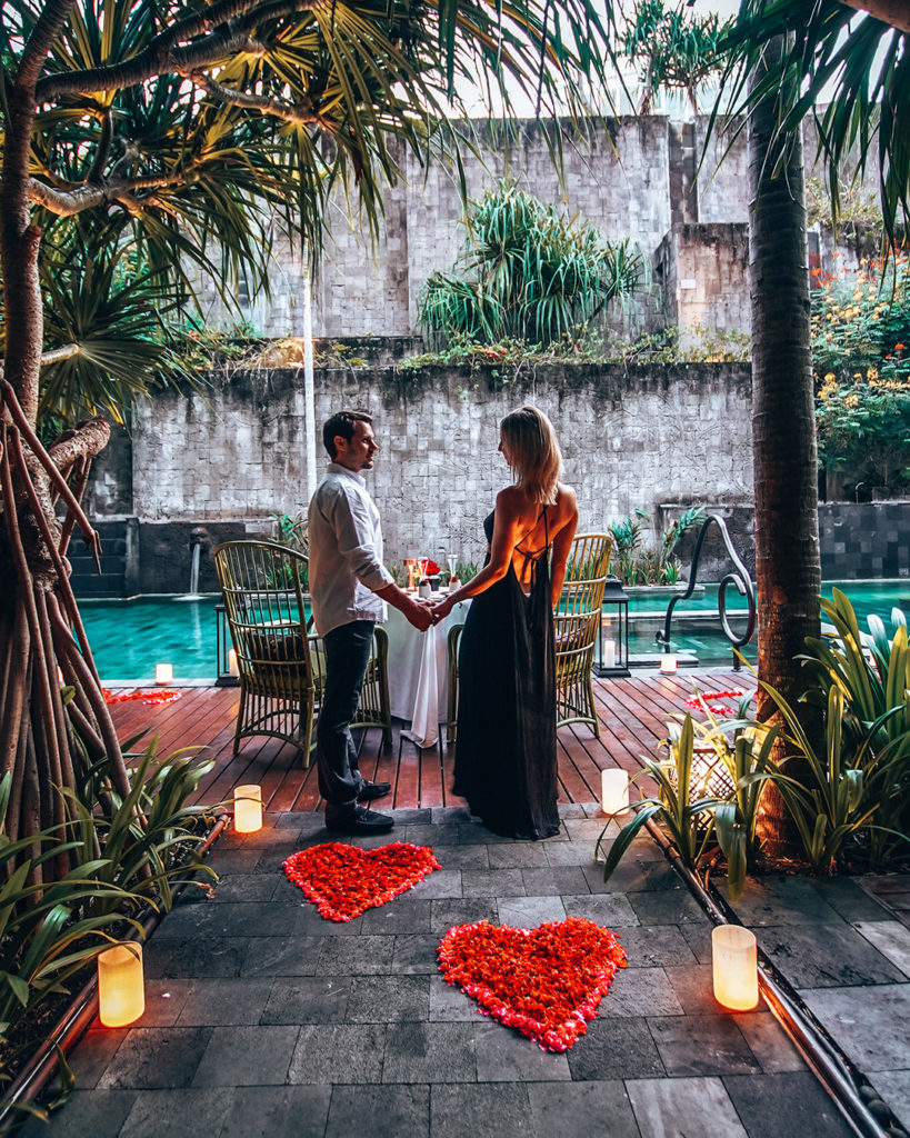 Romantic Dinner at Secret Garden Pool 