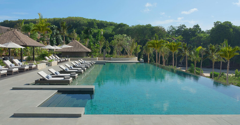 Swimming pool at Raffles Bali