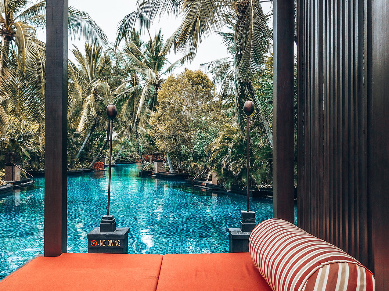 Saltwater lagoon at the St.Regis Bali