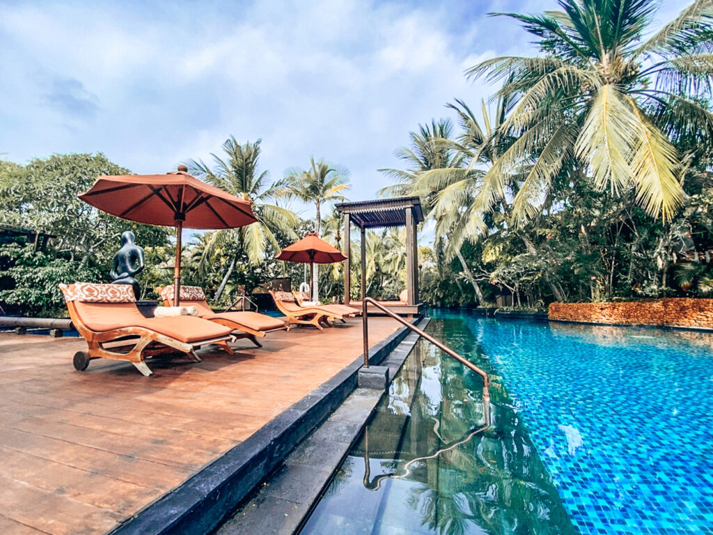 Tropical Saltwater Lagoon pool at the St. Regis Bali