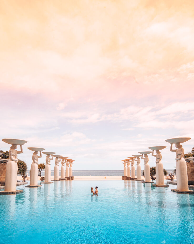 Stunning pool at The Mulia Bali 