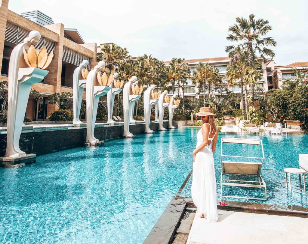 Ladies courtyard pool at Mulia Resort Bali