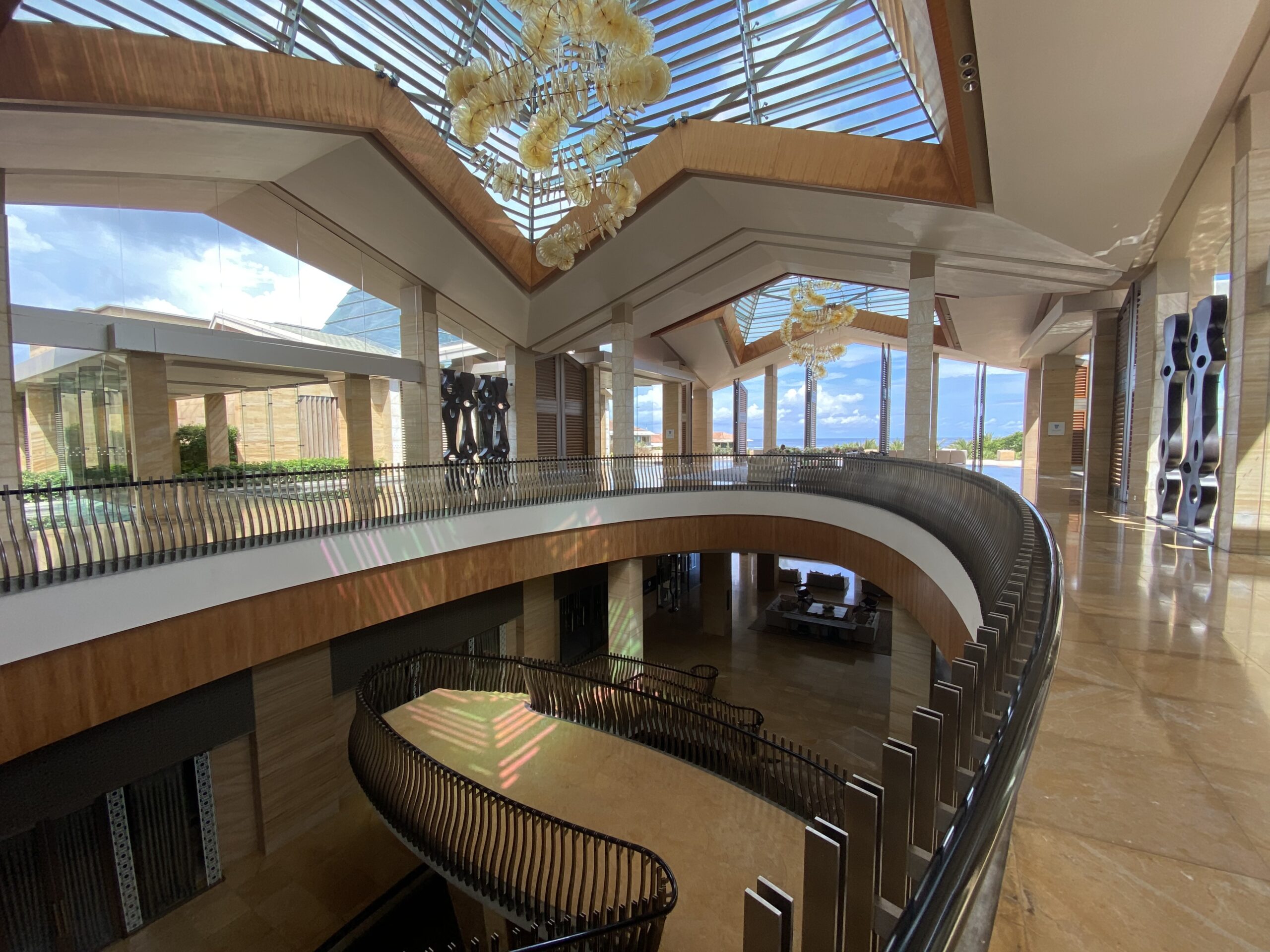 Impressive stair at Lobby Mulia Bali