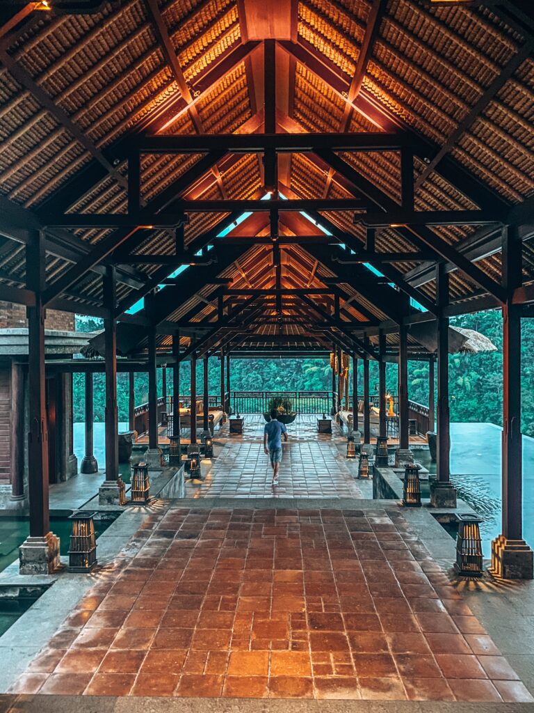 Open-air joglo at Mandapa, A Ritz-Carlton Reserve 